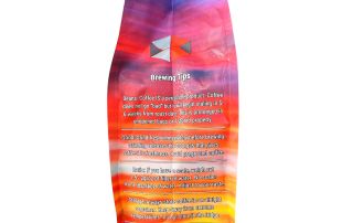 kith-kin-coffee-brewing-tips-side-panel-12oz-unsung-roasters.q Side panel of Kith + Kin coffee bag showing brewing tips, grind advice, and storage suggestions.