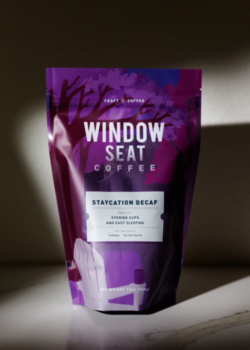 Staycation Decaf by Window Seat Coffee smooth and mellow flavor