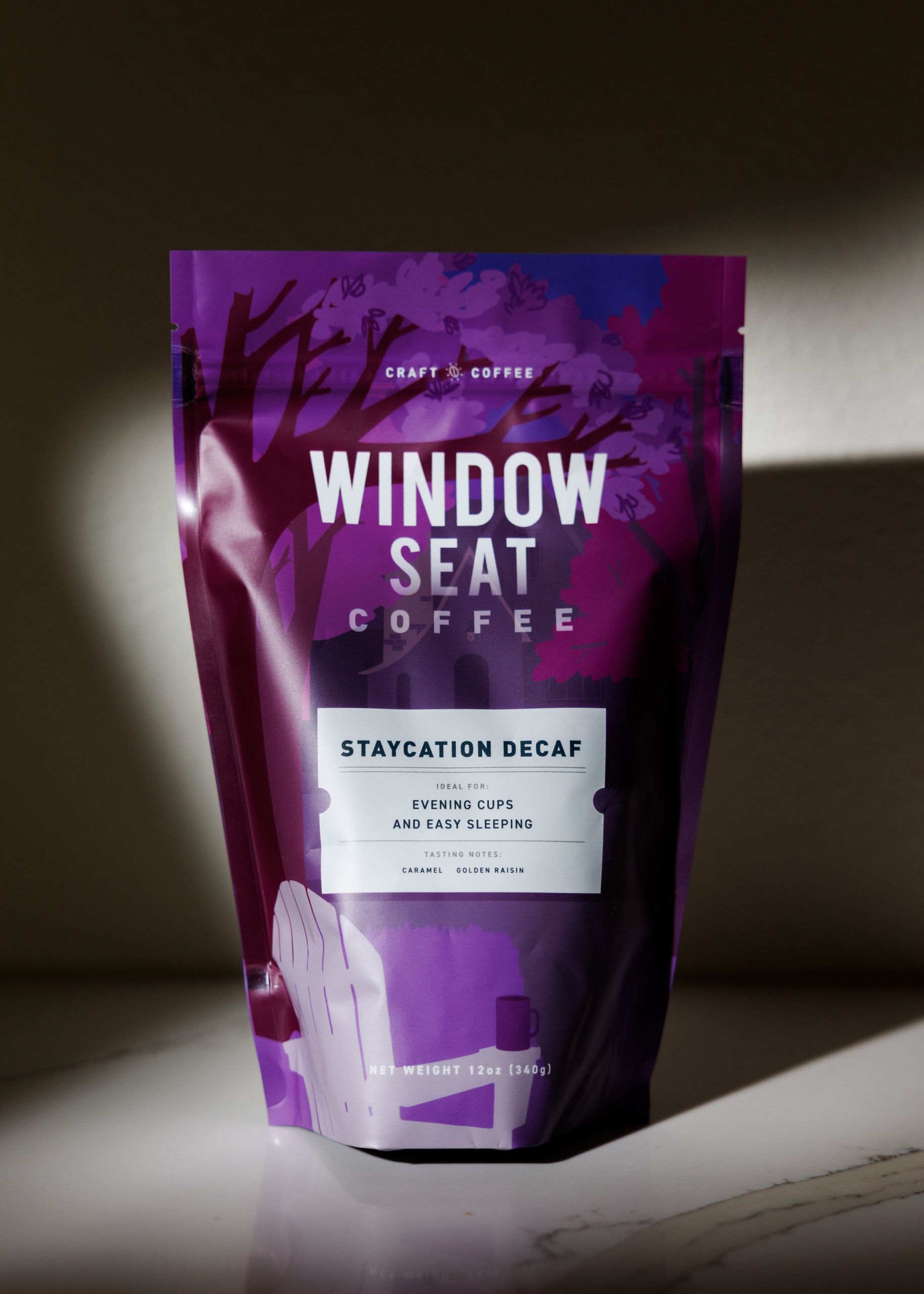 Staycation Decaf by Window Seat Coffee smooth and mellow flavor